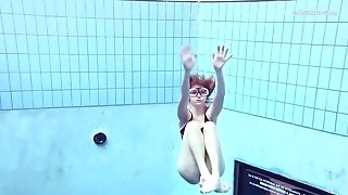 babe,cute,fetish,ginger,hd,russian,solo,underwater,